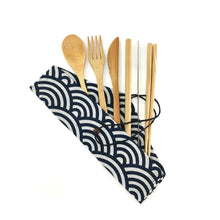 Load image into Gallery viewer, Bamboo Travel Cutlery