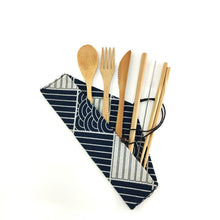 Load image into Gallery viewer, Bamboo Travel Cutlery