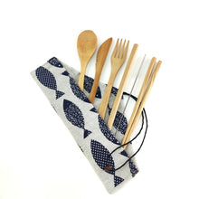 Load image into Gallery viewer, Bamboo Travel Cutlery