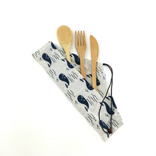 Load image into Gallery viewer, Bamboo Travel Cutlery
