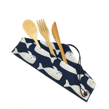 Load image into Gallery viewer, Bamboo Travel Cutlery