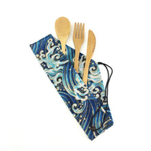 Load image into Gallery viewer, Bamboo Travel Cutlery