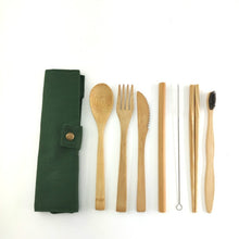 Load image into Gallery viewer, Bamboo Travel Cutlery