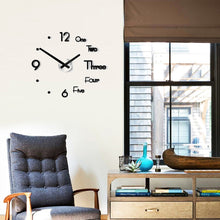 Load image into Gallery viewer, 3D Wall Clock Stickers