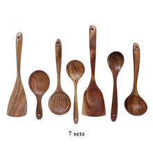Load image into Gallery viewer, Natural Thailand Teak Wood Kitchen Tool