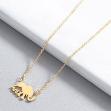 Load image into Gallery viewer, Mom & Baby Elephant Charm Chain Necklace