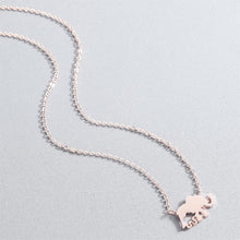 Load image into Gallery viewer, Mom & Baby Elephant Charm Chain Necklace