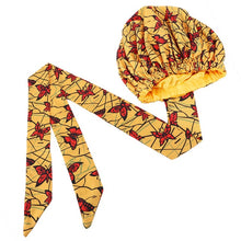 Load image into Gallery viewer, African Satin Bonnet