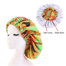 Load image into Gallery viewer, African Satin Bonnet