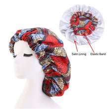 Load image into Gallery viewer, African Satin Bonnet