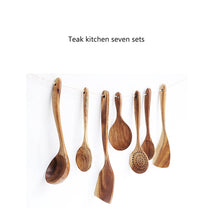 Load image into Gallery viewer, Natural Thailand Teak Wood Kitchen Tool