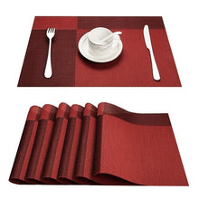 Load image into Gallery viewer, Non-slip washable placemats for dining