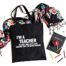Load image into Gallery viewer, Educator Tote