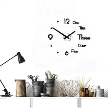 Load image into Gallery viewer, 3D Wall Clock Stickers