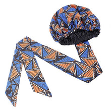 Load image into Gallery viewer, African Satin Bonnet