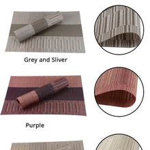 Load image into Gallery viewer, Non-slip washable placemats for dining