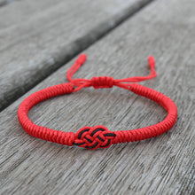 Load image into Gallery viewer, Braided Knot Charm Bracelet