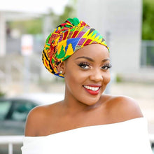 Load image into Gallery viewer, African Satin Bonnet