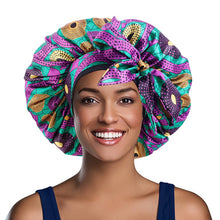 Load image into Gallery viewer, African Satin Bonnet