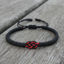 Load image into Gallery viewer, Braided Knot Charm Bracelet