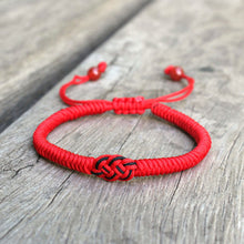 Load image into Gallery viewer, Braided Knot Charm Bracelet