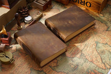 Load image into Gallery viewer, Handmade Leather Book