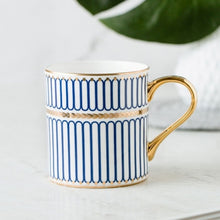 Load image into Gallery viewer, British Style Moroccan Coffee Cup and Saucer