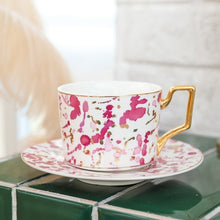 Load image into Gallery viewer, British Style Moroccan Coffee Cup and Saucer