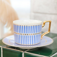 Load image into Gallery viewer, British Style Moroccan Coffee Cup and Saucer