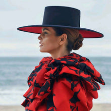 Load image into Gallery viewer, Two Tone Wool Fedora
