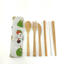 Load image into Gallery viewer, Bamboo Travel Cutlery
