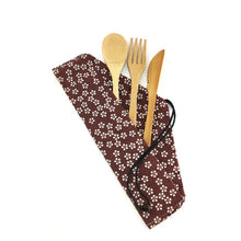 Load image into Gallery viewer, Bamboo Travel Cutlery

