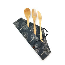 Load image into Gallery viewer, Bamboo Travel Cutlery
