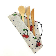 Load image into Gallery viewer, Bamboo Travel Cutlery
