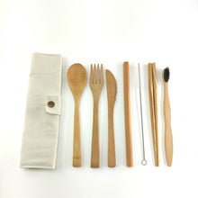 Load image into Gallery viewer, Bamboo Travel Cutlery
