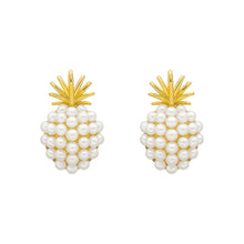 Load image into Gallery viewer, Pineapple Pearl Earrings
