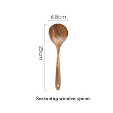 Load image into Gallery viewer, Natural Thailand Teak Wood Kitchen Tool
