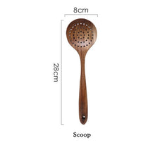 Load image into Gallery viewer, Natural Thailand Teak Wood Kitchen Tool
