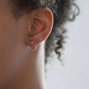 Round Back Earrings