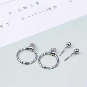 Round Back Earrings