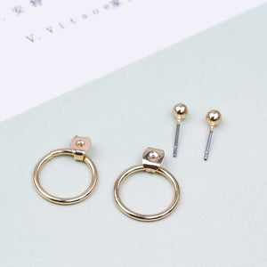 Round Back Earrings