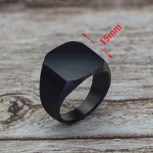 Load image into Gallery viewer, Black Pendant Ring
