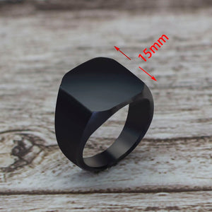 Black Pendant Ring