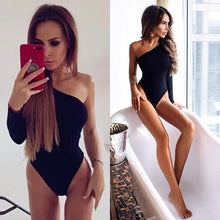 Load image into Gallery viewer, One Shoulder Bodysuit
