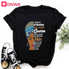 Load image into Gallery viewer, Melanin Queen t-shirt
