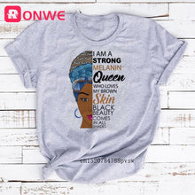 Load image into Gallery viewer, Melanin Queen t-shirt
