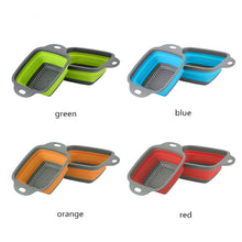 Load image into Gallery viewer, Foldable Silicone Draining  Basket
