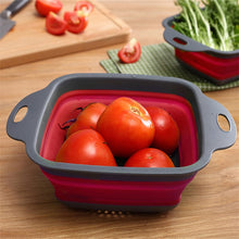Load image into Gallery viewer, Foldable Silicone Draining  Basket
