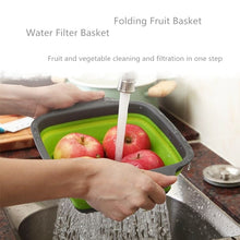 Load image into Gallery viewer, Foldable Silicone Draining  Basket
