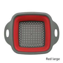 Load image into Gallery viewer, Foldable Silicone Draining  Basket
